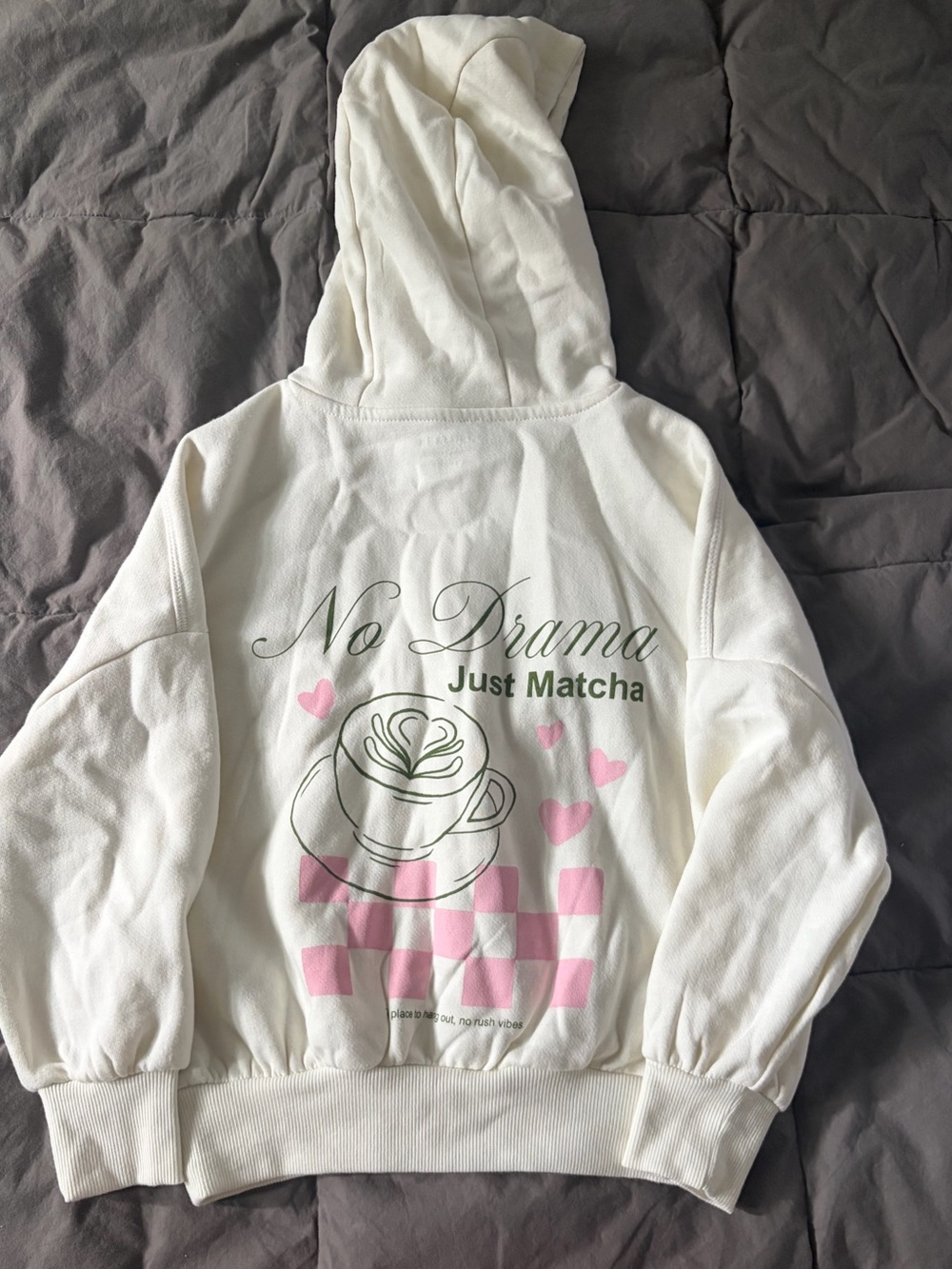Girls NO DRAMA JUST MATCHA sweatshirt